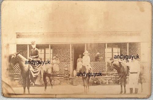 Cabinet card south - africa, lady