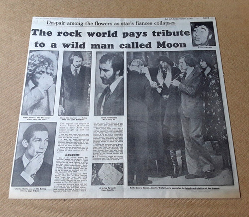 Keith moon funeral cutting - moon,