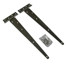 Heavy Duty Tee Hinges Stainless Steel 8", 12" or 18" (Door Gate Shed T Pair)