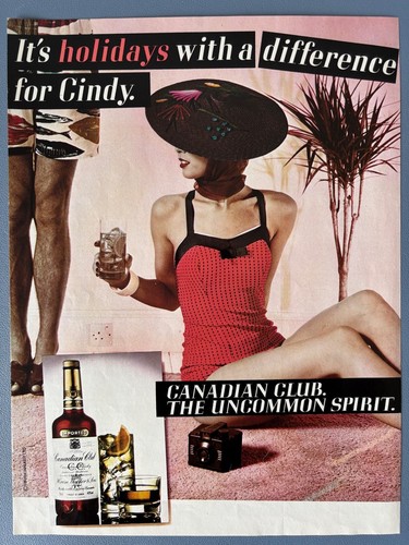 Canadian club whisky advert - club,