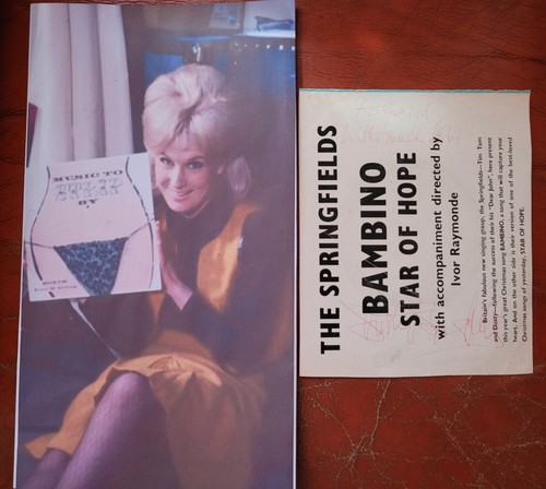 Dusty springfield signed - dusty,