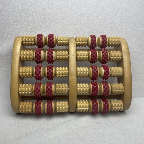 Wooden foot roller massager - wooden,