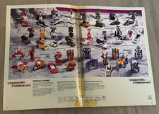 TRANSFORMERS G1 UK HASBRO TRANSFORMERS ROBOTS TOYS SALES CATALOGUE 1986-87  RARE
