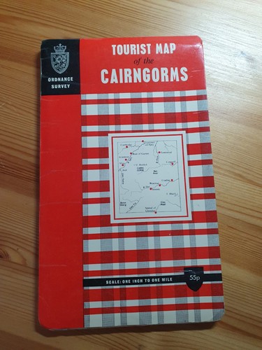 Old map cairngorms ordnance - map., cairngorms.