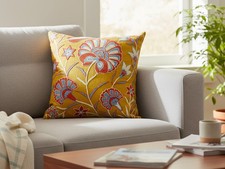 Uzbek Silk Suzani Pillow Cover