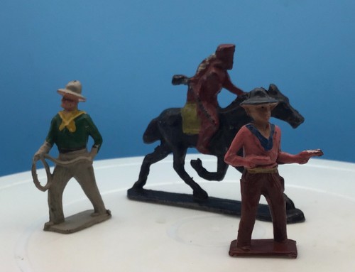 Vintage lead cowboys and - vintage,