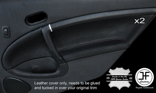 Black stitch rear door card - stitch,