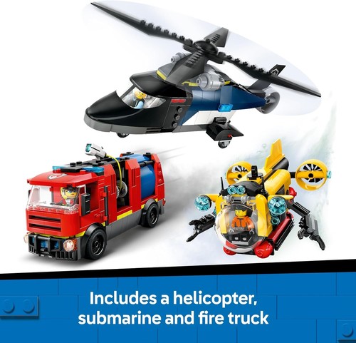 Lego city 3in1 - lego, helicopter