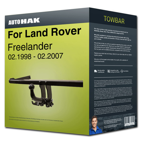 Towbar detachable for land - towbar, ›for