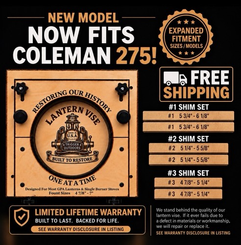 Coleman repair stove lantern - repair,