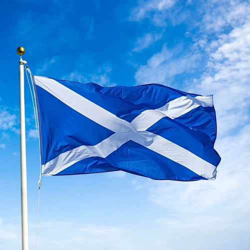 Scotland flag bunting 3x2ft - scotland,