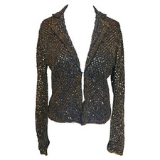ZARA Black Beaded Sequin
