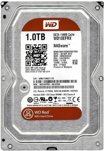 Red 1tb nas - drive, 3.5"