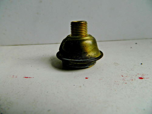 Vtg brass oil lamp - vtg,