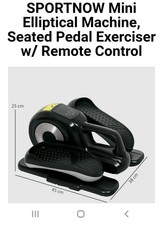 SPORTNOW Mini Elliptical Pedal Exerciser