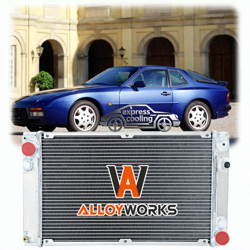 Row aluminium radiator - radiator, for