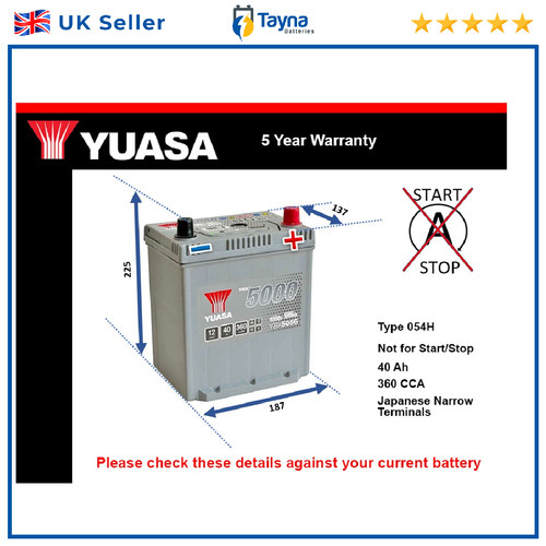Car battery ybx5056 - ybx5056, yuasa
