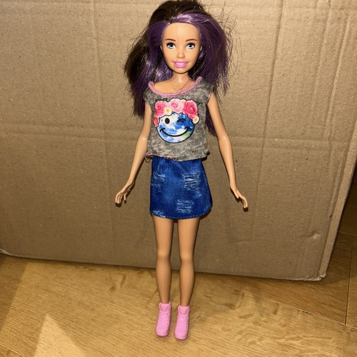Barbie skipper doll purple - doll,