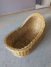 Beautiful Original Childs Wicker Moses Basket