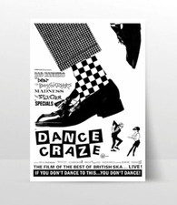 DANCE CRAZE A3 Size Poster The Specials Ska Two Tone Madness Terry Hall 1981