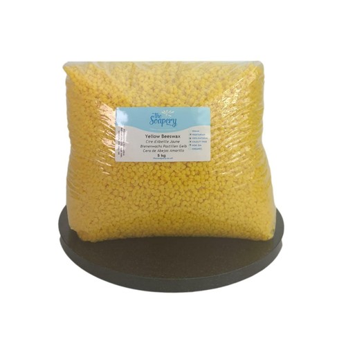 Yellow beeswax pellets - pellets, 5kg