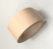 Veg Tan Natural Straps and Belts 56" long,  3.2- 3.5 mm thick hand dying