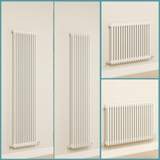 Traditional 2 3 Column White Cast Iron Style Horizontal Vertical Radiator