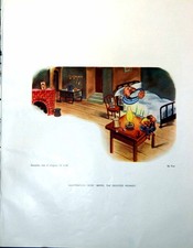 Old Illustration Beppo Kay Monkey Bowler Hat Jackets Cb Bowmar 1947 20th