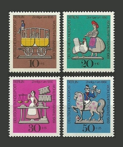 Germany berlin stamps - stamps, 1969