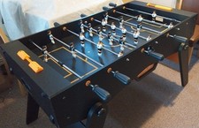 Riley Black Orange Table Football Game, 4.6 ft Length