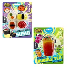 Bubble Tea or Sushi Giant Candy Co Gummy Jelly Sweets Rose 120g (1 Supplied)