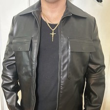 ZARA Mens Faux Leather Jacket