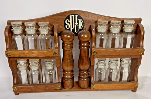 Vintage mcm wooden carved - wooden,