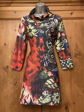 Joe Browns Red Cosy Tunic Jumper DRESS Hippy Boho Autumn Winter 14