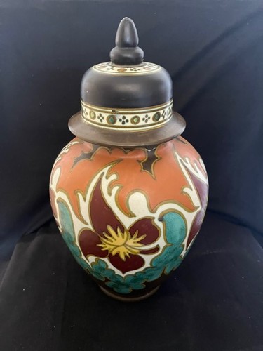 Antique vase with lid - antique,
