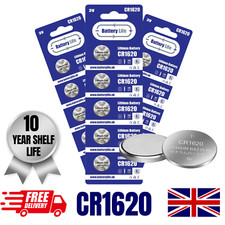 Button Batteries CR 1620 CR1620 3V Coin Cell Lithium Battery Life UK