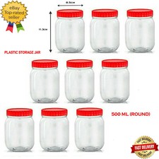Plastic Storage Jar With Screw