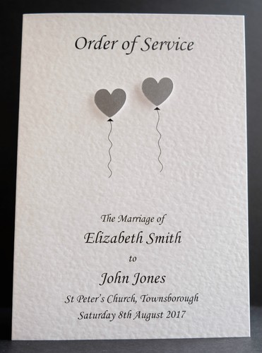 Wedding order service - order, of