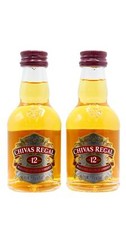 Chivas Regal - Blended Scotch 12 year old Whisky Miniatures (2 x 5cl) 5cl x 2