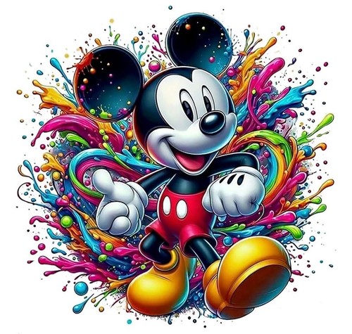 Mickey mouse cross stitch - mickey,