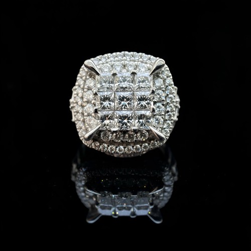 Natural diamond iced out gold - diamond,