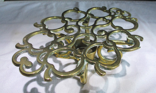 Solid brass tea light food - solid,