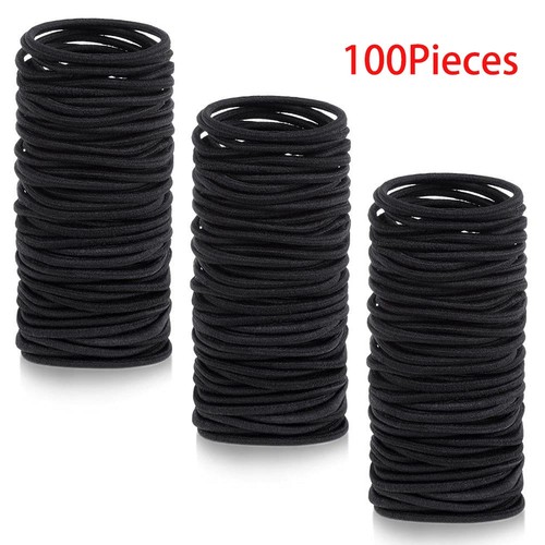 Black hair bands - black,