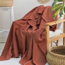 Cotton Throw Blanket | Soft