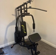 Home Gym, Opti Mult Gym 50kg With Attachments Exceptional Condition