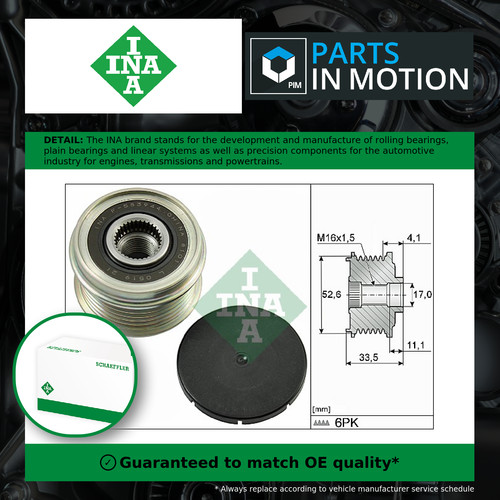 Overrunning alternator pulley - overrunning,