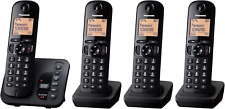 Panasonic KX-TGC224EB DECT Cordless Phone with Answering Machine, 1.6 Inch Easy-