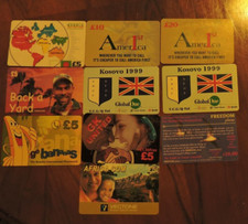 10 ASSORTED UK PHONECARDS