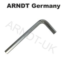 ARNDT Hex Allen Key ZINC PLATED CrV Steel Alan Alen Hexagonal Keys 911-C GERMANY