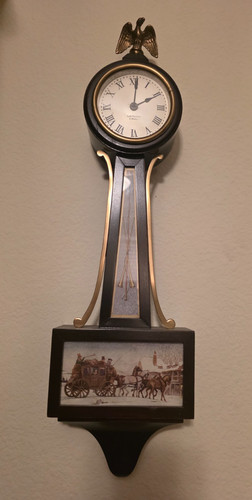 Pittsfield banjo wall clock - pittsfield,